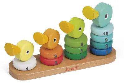 Produktbild von JANOD J08212, 1 Jahr(e), Holz, Mehrfarbig