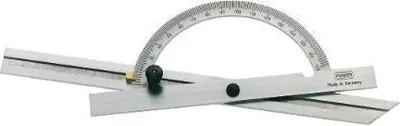 Produktbild von Gradmesser mit Feststellschraube 250mm - Winkelmesser Messbereich Messbereich 10-170 Grad