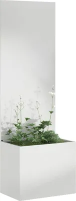 Produktbild von Garten Sichtschutz-Leinwand Silber 50 x 32 x 150 cm