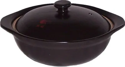 Produktbild von Feuertopf 01 mit Deckel schwarz bis 400 C