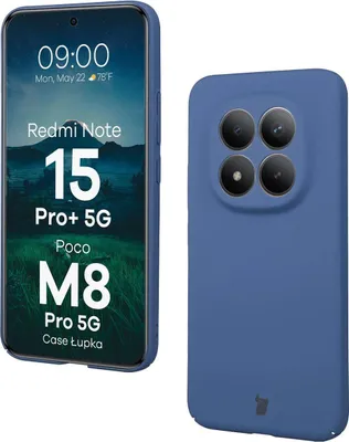 Produktbild von Handyhülle für Xiaomi Redmi Note 15 Pro Plus 5G / POCO M8 Pro 5G, Bizon Case Lupka, Blau