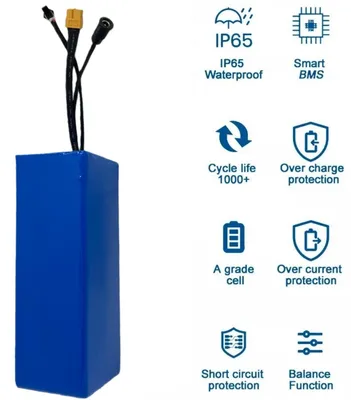 Obrázok produktu pre 36V 10,4Ah batéria pre e-bike DAYU/XIAOMI, BMS 20A, XT60