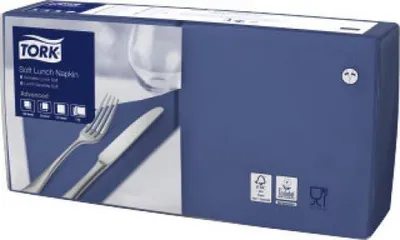 Produktbild von Tork 477412, Blau, Einfarbig, 325 mm, 328 mm, 16,3 cm, 16,4 cm