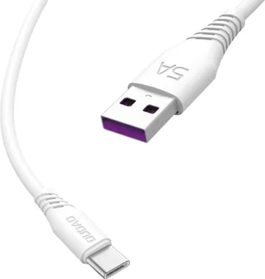 Produktbild von Dudao L2T USB-A zu USB-C Kabel 5A 2m Weiß