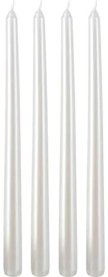 Produktbild von Tischkerzen Metallisch, 30 cm 4er-Set