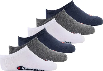 Produktbild von Champion Kinder Socken, 6er Pack - Sneaker, einfarbig Blau/Weiß/Grau 27-30