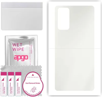 Produktbild von apgo Rückseite Schutzfolie, Matt, kompatibel mit Samsung Galaxy S20 FE, Hinten Hydrogel-Displayschutzfolie mit Positionierhilfe, kratzfest, einfache Montage