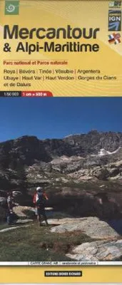 Produktbild von Libris Wanderkarte 07. Mercantour 1 : 50 000