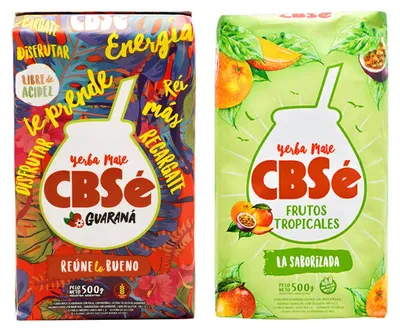 Zdjęcie produktu dla Zestaw Yerba Mate CBSe Energia Guarana + Frutos Tropicales 2x500g 1kg