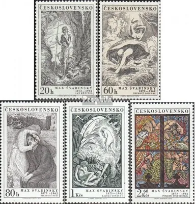 Produktbild von Briefmarken Tschechoslowakei 1973 Mi 2160-2164 (kompl.Ausg.) postfrisch Svabinsky