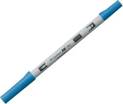 Produktbild von Dual-Fasermaler ABT Pro Keilspitze/Pinselspitze Alkoholbasis true blue