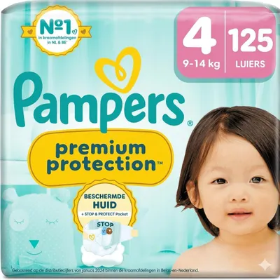 Produktbild von Pampers Premium Protection Größe 4 - 125 Windeln (5x25)