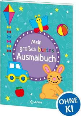 Produktbild von Mein großes buntes Ausmalbuch (Hase)