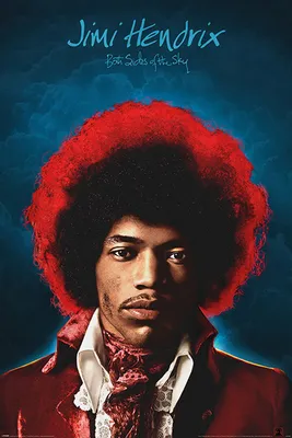 Produktbild von Jimi Hendrix - Portrait - Musik Poster Druck - Größe 61x91,5 cm