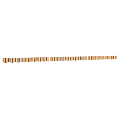 Image de Volant de store jaune et gris rayé 6 m