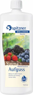 Produktbild von Spitzner Saunaaufguss Waldfrüchte 1 Liter (1000 ml) Wellness Konzentrat 8850105