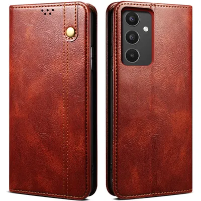 Obrázek produktu pro Pouzdro pro Samsung Galaxy A34, kožené flip pouzdro peněženka s funkcí stojánku červené