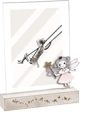 Produktbild von A1783 FAIRY PINK Kinderrahmen 13x18 Acryl, Holz