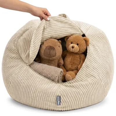 Productafbeelding van KiddyMoon 2-in-1 Speelgoedopbergstoel voor Kinderen