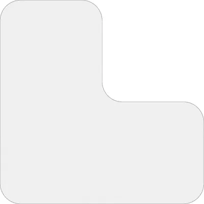 Produktbild von Stellplatzmarker WT-5210, L-Stück, Polyester, Weiß, 100x100 mm, 25 Stück/VE