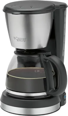 Produktbild von Bomann KA 1369 CB, Filterkaffeemaschine, 1,5 l, Gemahlener Kaffee, 900 W, Schwarz, Edelstahl