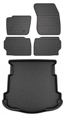 Obrázek produktu pro Gumové autokoberce SolidPRO + vana kufru pro: Ford Mondeo MK4 2007-2012 sedan 5 ks