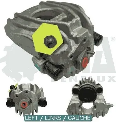 Produktbild von ERA Benelux Bremssattel Vorne Rechts für VW Lupo (6X1, 6E1) Ø48mm BC63353