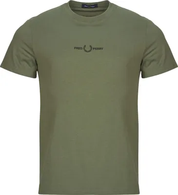 Image de Fred Perry T-shirt brodé Couleur Vert