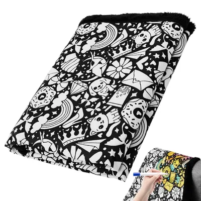 Obrázok produktu pre Dekoračné prikrývky, ktoré si môžete sami vyrobiť, umývateľné, rozmer 114 x 146 cm, vhodné na kreatívne usporiadanie interiéru