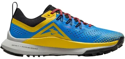 Produktbild von Nike React Pegasus Trail 4 Light Photo Blue Track Red Black Metallic Silver (Women's) - EU 38.5