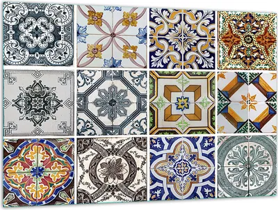 Produktbild von Glas Herdabdeckplatten Schneidebrett Universal 40x30cm Mosaik