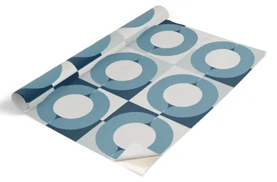 Obrázek produktu pro Fólie na nábytek Tulup – samolepicí fólie na nábytek – samolepicí fólie 100 x 50 cm – fólie na skříně – fólie na nábytek – fólie do kuchyně – voděodolná – omyvatelná – samolepicí – bez vzduchových bublin – modrá
