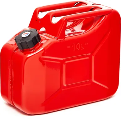 Produktbild von Oxid7® by BW Kraftstoffkanister Metall Benzinkanister 10 Liter mit Schraubverschluss - Rot RAL 3000 - UN-Zulassung - Hergestellt in Europa