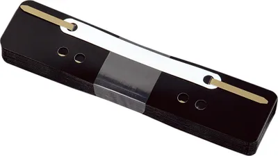 Produktbild von Soennecken Heftstreifen 3177 kurz Kunststoffdeckl. sw 25 St./Pack.