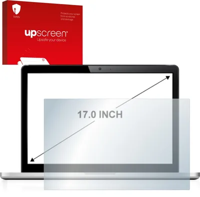 Produktbild von upscreen Schutzfolie für Notebooks mit 43.2 cm (17 Zoll) Displays 368 x 229 mm Displayschutz Displayschutzfolie Folie Klar Transparent