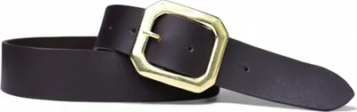 Produktbild von FRONHOFER hochwertiger Herrengürtel 4 cm mit massiver Messing Schnalle