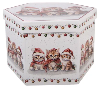 Zdjęcie produktu dla Clayre & Eef – zestaw 14 bombek choinkowych, 8 x 8 x 8 cm, białe, z tworzywa sztucznego