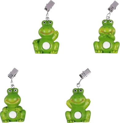 Produktbild von Tischtuchbeschwerer Frösche grün 4 Stk.