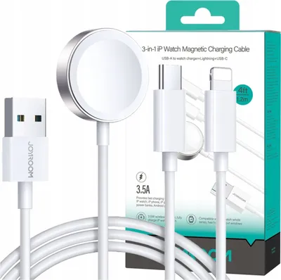 Obrázek produktu pro JOYROOM S-IW008 Charging Cable Joyroom for Apple Watch Series, White
