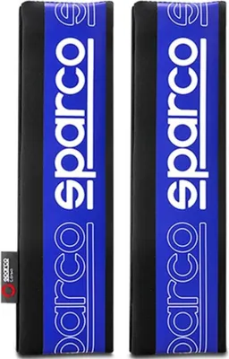 Produktbild von SPARCO Gurtschoner Gurtpolster Sicherheitsgurt Auto Gurtschutz Blau 2x
