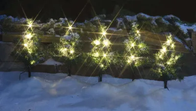 Produktbild von Tannenbaum Leuchtstäbe - 5er Set für den Innen- und Außenbereich