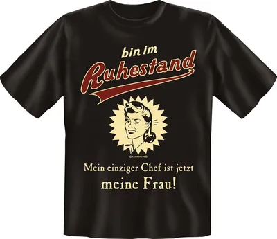 Produktbild von Ruhestand - Frau ist Chef - Textilien - T-Shirt