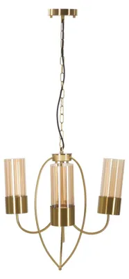 Produktbild von Mauro Ferretti 3-Licht Deckenleuchte Versailles Gold Ø 60x103 cm E27 20W