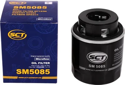 Produktbild von Ölfilter für VAG, 76 mm Ø, 79 mm Höhe, Gewinde 3/4-16 UNF, mit 2 Rücklaufsperrventilen