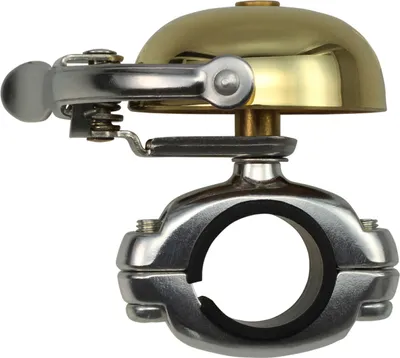 Produktbild von Crane Bell Co. Suzu Mini Klingel Glocke Retro gold messing Die Cast Mount
