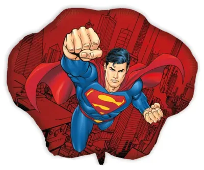 Produktbild von Folienballon Superman Krypton | 71x57 cm