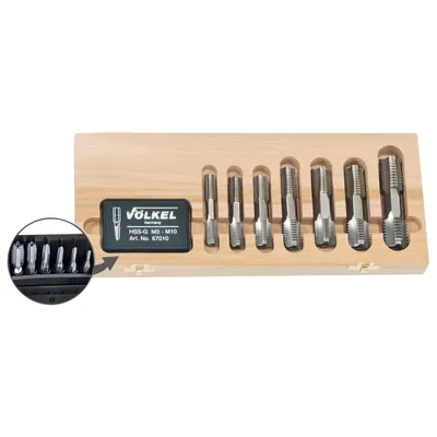 Produktbild von Völkel Gewindebohrer Sortiment M3-M20 48641 (HexTap-Gewindeschneidsortimente)