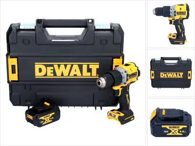 Obrázok produktu pre Akumulátorová príklepová vŕtačka DeWalt DCD 805 NT 18 V 90 Nm bez kefiek + 1x akumulátor 4,0 Ah + TSTAK - bez nabíjačky