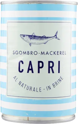 Image de Maquereaux au naturel, en conserve, 425 g - Capri