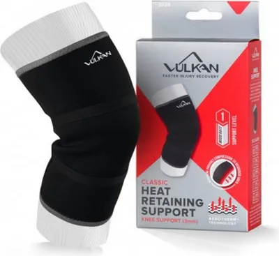 Immagine prodotto di Vulkan - Ginocchiera "Classic 3029", neoprene CS1035 (S) (Nero)